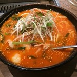 さんか亭 - 【2015年03月】韓式ピリ辛チャンポン麺＠850円。