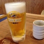 Marudori Hompo Tsutaya - 相方のビール。