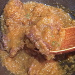 たらく うめ銀 - ８種類の野菜を擦り下ろして煮込んでいます