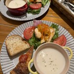 CREPERIE ALCYON TEA TABLE CAFE - 