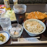 とんかつ濱かつ - 料理写真:ロースかつ定食（朝食）