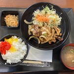 甲南パーキングエリア（上り線）スナックコーナー - しょうが焼き定食