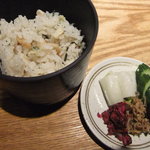 瓢亭MARU - 山菜の炊き込みご飯