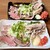 新鮮もつ焼き&もつ刺し 酒場ハコザキ - 料理写真:刺し3種盛り 小
          ハツ、レバー、ガツ