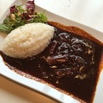 Bummei Dou Kafe - カステラ一番の文明堂カフェでハヤシライスをいただきました。肉がトロトロに煮込んであって、とろけました。ご馳走様でした。