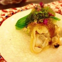 日本料理 晴山 - あさりとうるいの胡麻和え
