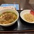 友福 - 料理写真:本日の日替わり　台湾ラーメンと半チャーハン　850円(税込)