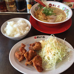 天下一品 - 150414　手作り唐揚げ定食