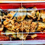ドライブイン笠松 - 豚肉とナスとキノコ炒め(味噌味)