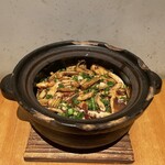 スルメイカとヤングコーンの土鍋ご飯