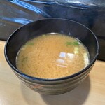 加島鮨 - ランチ味噌汁
