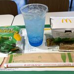 マクドナルド - ドリンク写真:アボカドマヨチーズシュリンプセット