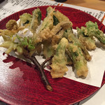 さかい - 山菜いろいろ天ぷら