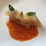 Steirereck - Marinated 'Reinanke' with Cox's Apple, Pepper & Mustard