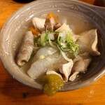なすの - もつ煮込み塩