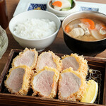 TONKATSU KEITA - 料理写真:特上ヒレ定食