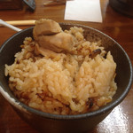 讃州手打ちうどん 我龍 - 鶏ごぼう飯