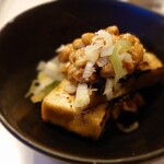 なすの - 厚揚げ納豆
