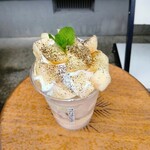 てらこやCafe - ピーチティーパフェ