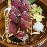 日本酒場 大感謝 - カツオのタタキ