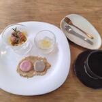 camomille - 料理写真:本日のデザート3種セット(ドリンク付)