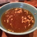 つけそば屋 麺楽 - スープ割り