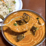 DURGA - ベーガンキーマカレー　ベーガン（茄子）　　揚げ置きしてない茄子のあじ〜　　byまみこまみこ