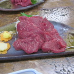 にく友食堂 - 馬刺し