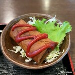 新茶屋 - 揚げ置きされた春巻