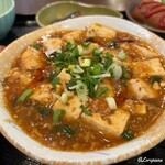 新茶屋 - 主菜の麻婆豆腐