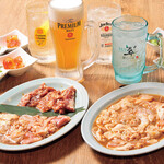 焼肉ホルモン食樂 - 料理写真:晩酌セット B