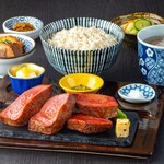 炭焼牛たん東山 雅 - 「極」厚切り牛たん定食