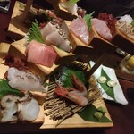 越後一会 十郎 - もはや、アフタヌーンティーのお刺身バージョン！