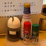 鳥焼 辰の字 - 辰の字 ＠築地 卓上調味料類