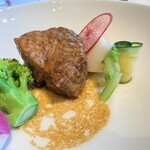 レストラン ヴァリエ - 鹿児島産ゆすのきポーク　ジュのソース
