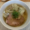柴崎亭 - 塩煮干しそば（わんたん5個）　1,100円