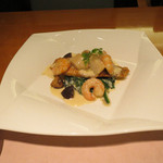 FLORE - ＊イトヨリとホタテ貝とエビのクリーム和え