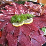 仙人小屋 - 熊と鹿の焼き肉２人前