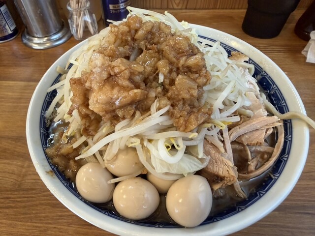 初、二郎系ラーメンに挑戦！』by このちゃい : 自家製麺223 - 大久保