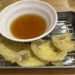 沼津港 サンパチ酒場 - キス天、海鮮系天ぷらでは1番好きまである