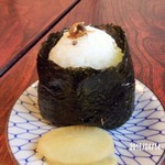 お多福 - 縮緬山椒のお結び…これを御握りとは言いたく無い…