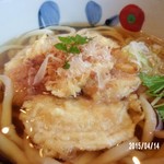 お多福 - 程よく崩れた薄い衣が…適度に出汁を吸って…煮物で頂くより風味が有ります…