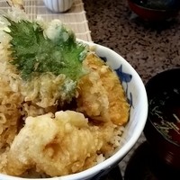 割烹 天ぷら 三太郎 - 特製盛合せ天丼(2015.04)