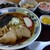 しみずや - 料理写真:ラーメン 500円の全景 / ラーメン定食風のお膳