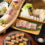 銀座　あまくさ - 天草大王、六白黒豚溶岩焼きと極みの鶏すきコース