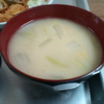 たつみ食堂 - 白菜の味噌汁