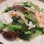愛群 - 海の幸入り焼きそば 1100円