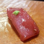 小柳寿司 - 本鮪　漬け　ライトな漬け　鮪の酸味とのバランスが良いです