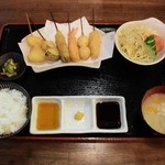 串かつまつり - 串カツ定食900円