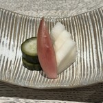 鳥さき - 野菜の甘酢漬け